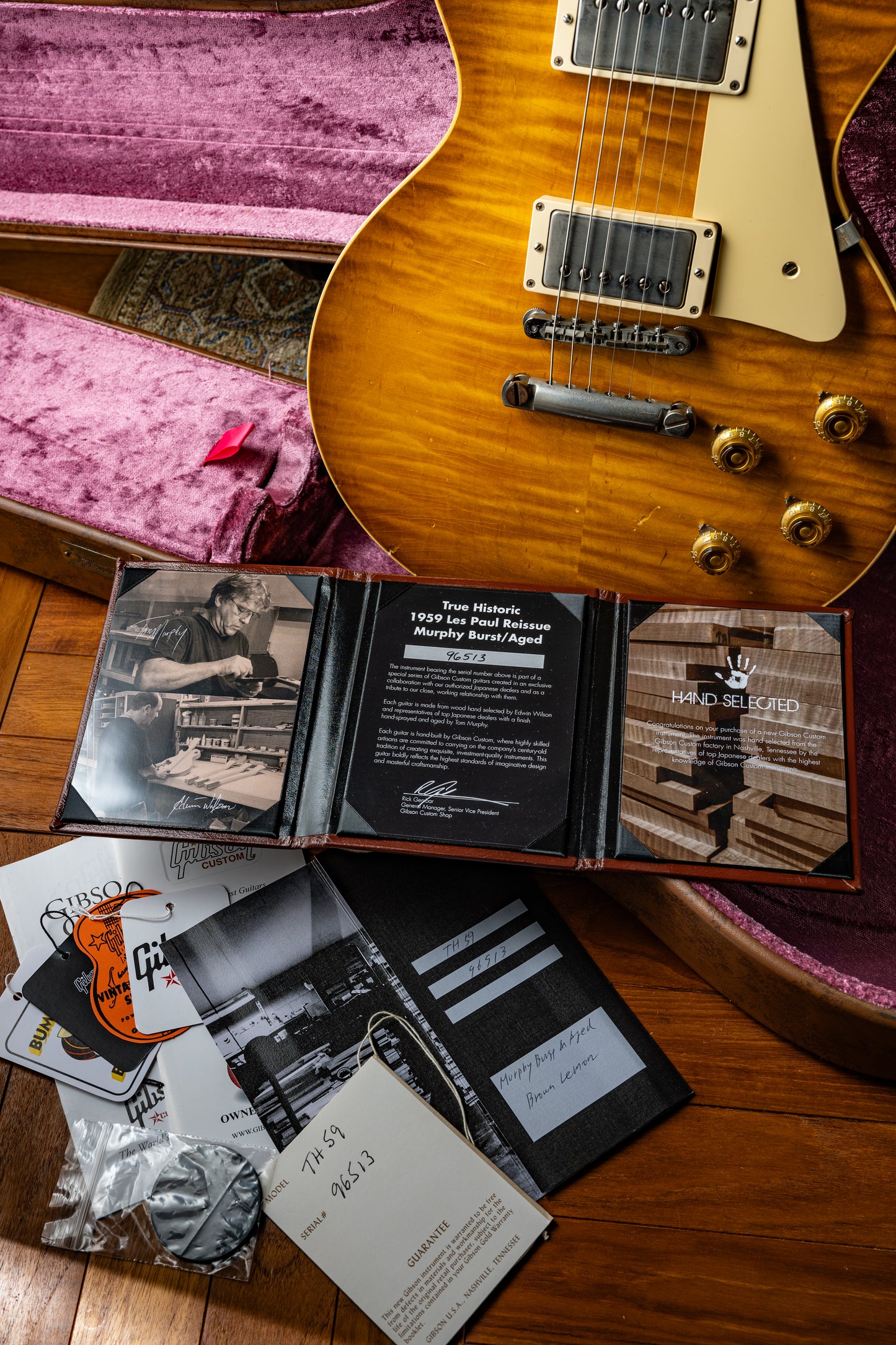 Gibson Custom Shop True Historic 1959 Les Paul “Murphy Burst and Aged” Hand Selected Brown Lemon