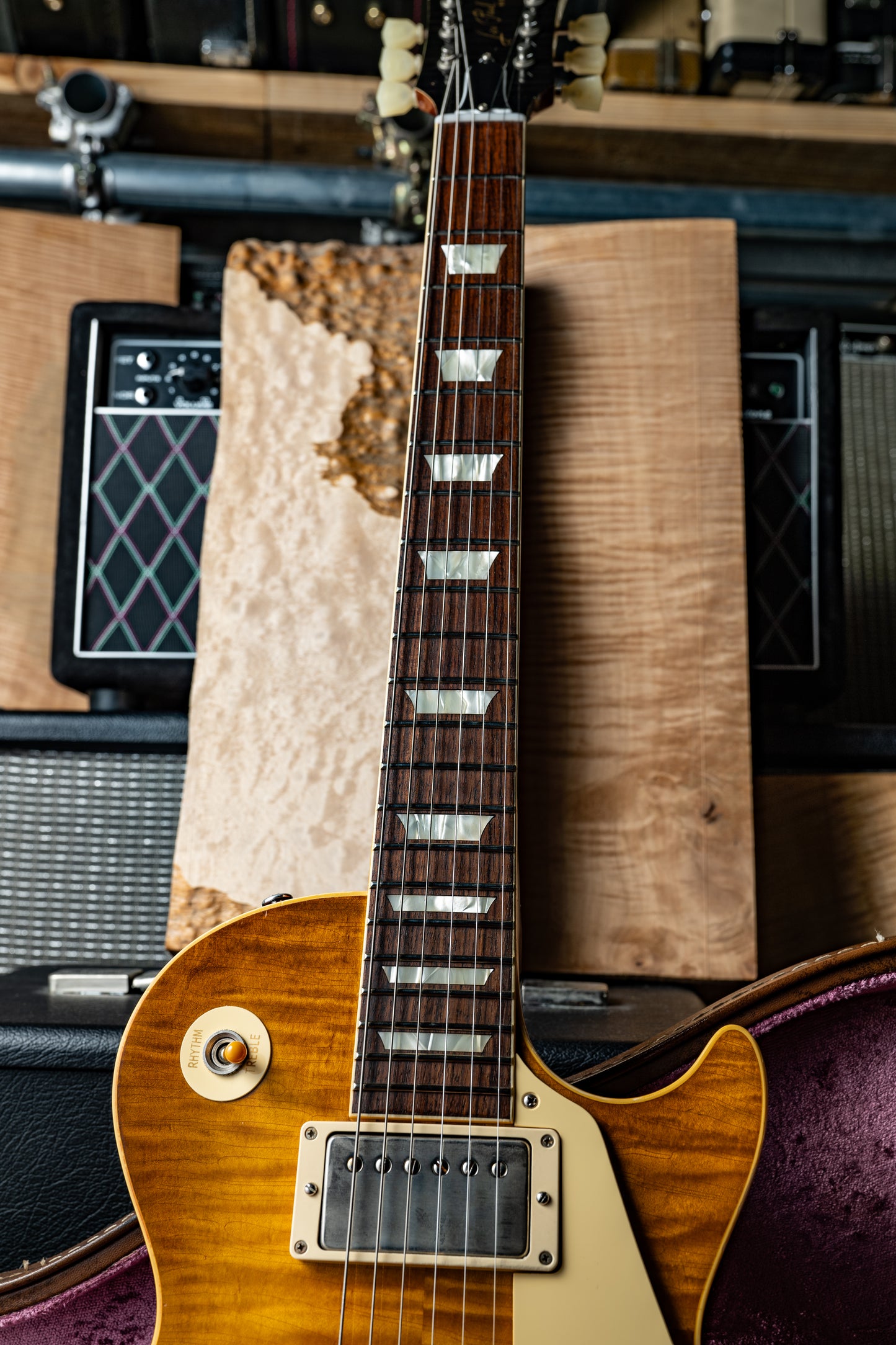 Gibson Custom Shop True Historic 1959 Les Paul “Murphy Burst and Aged” Hand Selected Brown Lemon