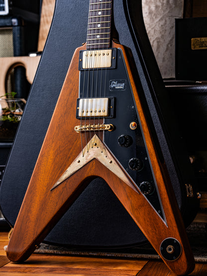 Gibson Custom Shop 1959 Flying V Mahogany Vintage Gloss Heavy Antique Natural 2019’s