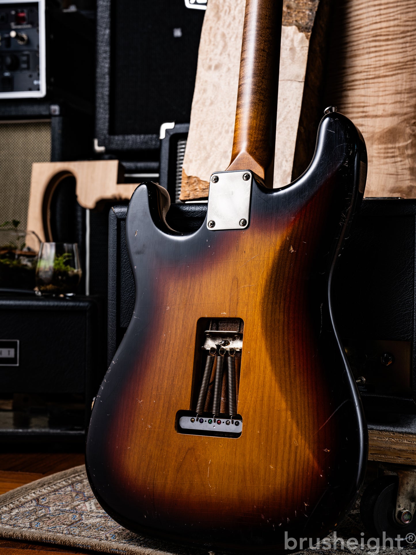 TMG Guitar Co. Dover SSS “3Tone Burst” Light-Mid Aging & Checking Roasted 5A Flame Maple