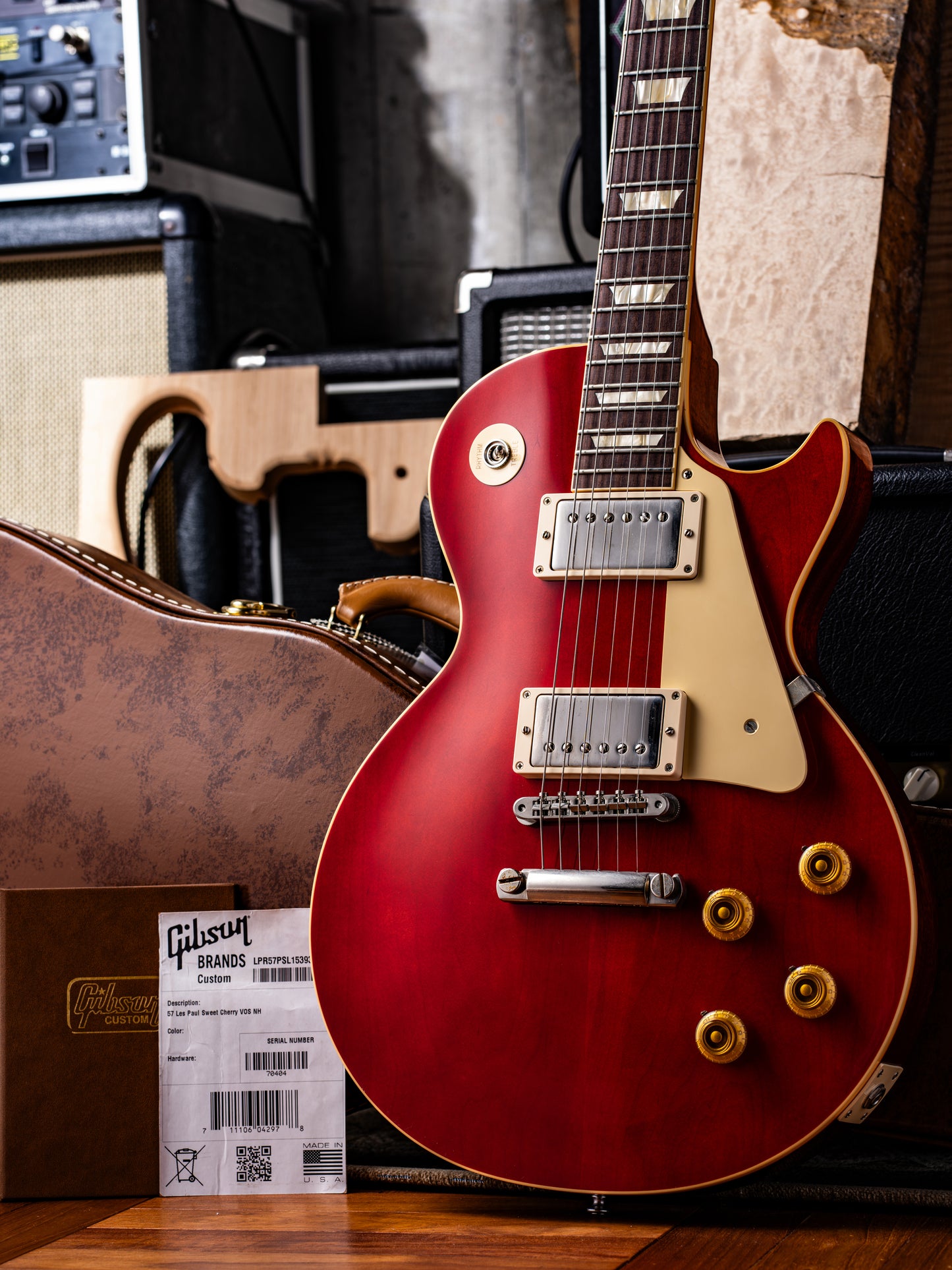 Gibson Custom Shop 1957 Les Paul Standard Reissue “Sweet Cherry” Plain Top VOS 2020’s