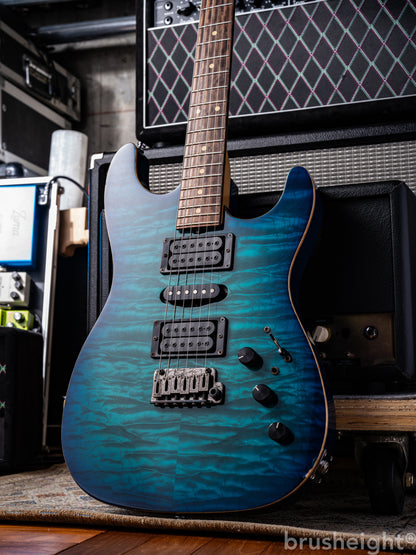 Sadowsky NYC Standard S-Style Quilted Maple Top "Bora Blue" 2003's