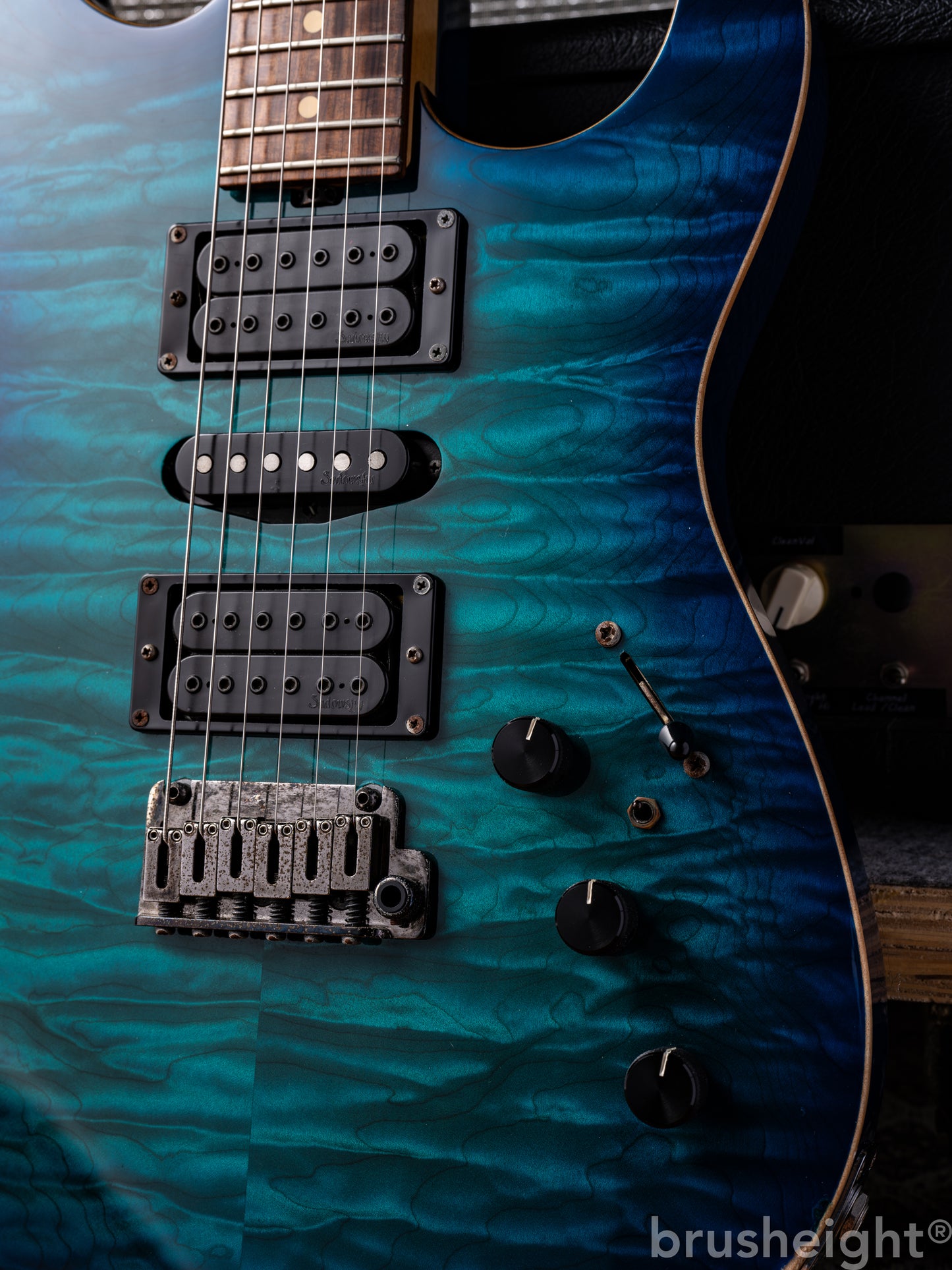 Sadowsky NYC Standard S-Style Quilted Maple Top "Bora Blue" 2003's