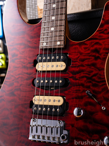 T's Guitars DST-Pro24 Type2  4A Quilt “Black cherry”